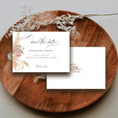 Modern Boho Whimsical Calligrafie Script Save The Date