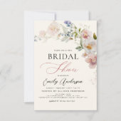 Modern Boho Wildflower Vrijgezellenfeest Elegant Kaart (Voorkant)