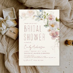 Modern Boho Wildflower Vrijgezellenfeest Elegant Kaart<br><div class="desc">Op zoek naar de perfecte uitnodiging om de toon te zetten voor uw toekomstige wildbloemthematisch vrijgezellenfeest? Onze waterverf wildbloembridale doucheuitnodiging is de perfecte keuze! Met een prachtig ontwerp van de waterverf van delicate bloemen in zachte, romantische tinten, zal deze uitnodiging je gasten zeker imponeren. Onze waterverf wildbloemuitnodiging is gemaakt van...</div>