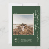 Modern Boho Woestijn | Vierkante Foto Save the Dat Date (Voorkant)