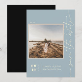 Modern Boho Woestijn | Vierkante Foto Save the Dat Date