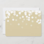 Modern Bokeh Lights 3 Foto Afstuderen Aankondiging (Achterkant)