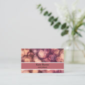 Modern Bokeh Stippen Event Planner Visitekaartje (Staand voorkant)
