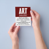 Modern Bold, Art Dealer, Gallery Flyer (Hand)