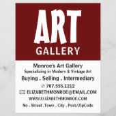 Modern Bold, Art Dealer, Gallery Flyer (Voorkant)