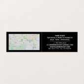 Modern Bold, Art Dealer, Gedetailleerd Visitekaartje (Binnenkant ongevouwen)