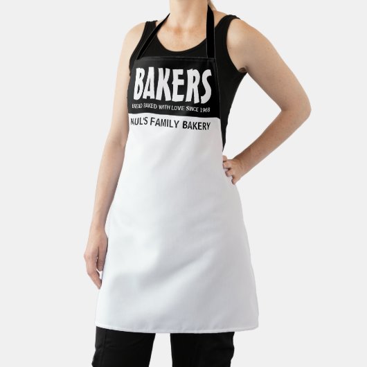 Modern Bold, Bakery Store Schort (Insitu)