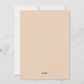 Modern Bold Beige & Brown Merry Christmas Photo Feestdagenkaart (Achterkant)