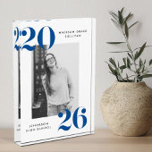 Modern Bold Blue Class van 2025 Afstuderen Fotoblokken