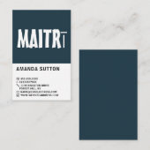 Modern Bold, boeddhisme, boeddhist Visitekaartje (Voorkant / Achterkant)