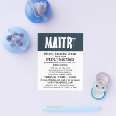 Modern Bold, boeddhistische groep Adverteren broch Flyer (Enkel)