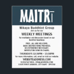 Modern Bold, boeddhistische groep Adverteren broch Flyer<br><div class="desc">Moderne boeddhistische groep Adverteren brochures door de winkel van het Visitekaartje.</div>