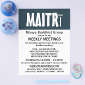 Modern Bold, boeddhistische groep Adverteren broch Flyer (Enkel)