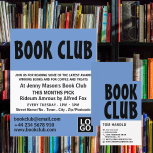 Modern Bold, Book Club Adverteren Flyer