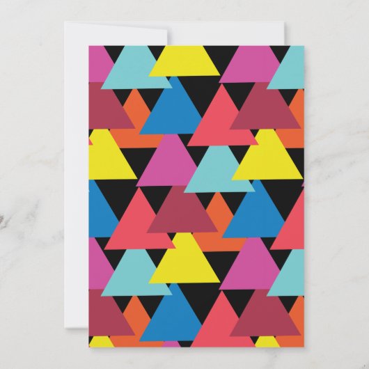 Modern Bold Bright en kleurrijk script bruiloft Kaart (Achterkant)