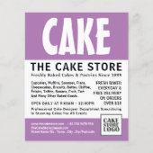 Modern Bold, Cakery, Cake Store Advertising Flyer (Voorkant)