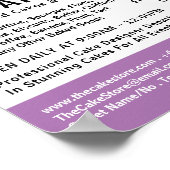 Modern Bold, Cakery, Cake Store Advertising Poster (Hoek)