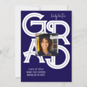 Modern Bold Calligraphy Afstuderen Kaart (Voorkant)