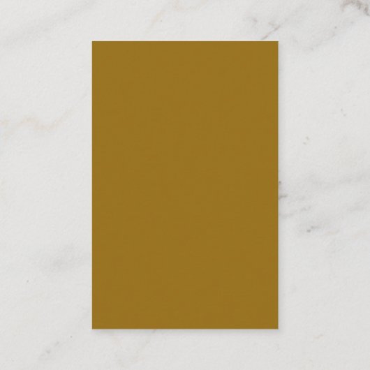 Modern Bold, Chef, Koken Visitekaartje (Achterkant)