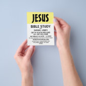 Modern Bold, Christian Bible Class Advert Flyer (Hand)