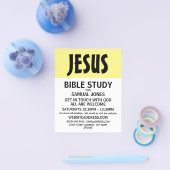Modern Bold, Christian Bible Class Advert Flyer (Enkel)