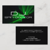 Modern Bold DJ Visitekaartjes (Voorkant / Achterkant)