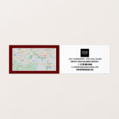 Modern Bold, Dog Walker Service Gedetailleerd Visitekaartje (Binnenkant ongevouwen)