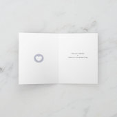 Modern Bold Eenhoorn Bedankt MUM's Day Kaart (Binnen)