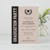 Modern Bold en minimalistisch Afstudeerder Photo A Kaart (Staand voorkant)