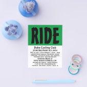 Modern Bold, fietsclub Adverteren brochure (Enkel)