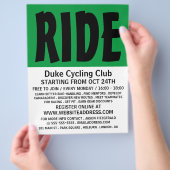 Modern Bold, fietsclub Adverteren brochure (Hand)