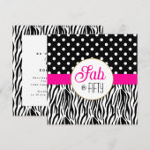 Modern Bold Fifty & Fabulous 50th Birthday Party  (Voorkant / Achterkant)