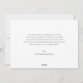 Modern Bold Floral Prettige feestdagen Familienaam Feestdagenkaart (Achterkant)