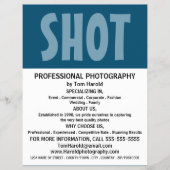 Modern Bold, Fotografie, Fotografe Hire Flyer (Voorkant)