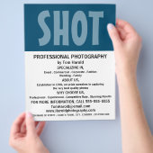 Modern Bold, Fotografie, Fotografe Hire Flyer (Hand)