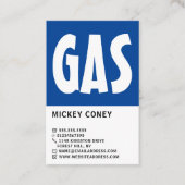 Modern Bold, gasingenieur en -leverancier Visitekaartje (Voorkant)