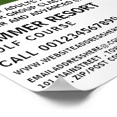 Modern Bold, GoIf les Adverteren Poster (Hoek)