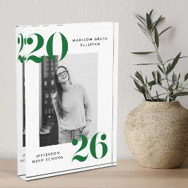 Modern Bold Green Class van 2025 Afstuderen Fotoblokken