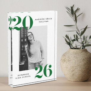 Modern Bold Green Class van 2025 Afstuderen Fotoblokken