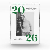 Modern Bold Green Class van 2025 Afstuderen Fotoblokken (Voorkant)