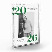 Modern Bold Green Class van 2025 Afstuderen Fotoblokken (Links)