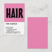 Modern Bold, Hair & Cosmetics Visitekaartje (Voorkant / Achterkant)