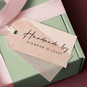 Modern Bold Handgeschreven kalligrafie "Handmade b Rubberstempel