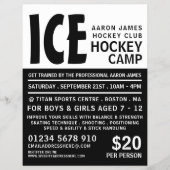 Modern Bold, Hockey Camp Advertising Flyer (Voorkant)