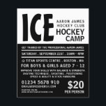Modern Bold, Hockey Camp Advertising Flyer<br><div class="desc">Modern Bold,  Hockey Camp Advertising Flyers By The Business Card Store.</div>