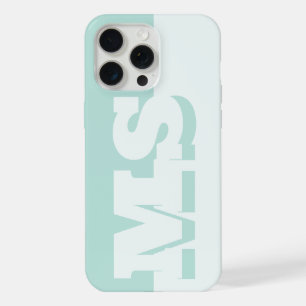 Modern Bold Initiaal Monogram iPhone 15 Pro Max Case
