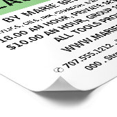 Modern Bold, kunstleraar, kunstklasse Adverteren Poster (Hoek)