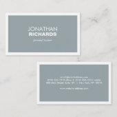 MODERN & BOLD - Leeg/wit Visitekaartje (Voorkant / Achterkant)