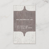 Modern Bold Monogram  Visitekaartje (Achterkant)