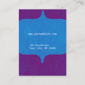 Modern Bold Monogram  Visitekaartje (Achterkant)